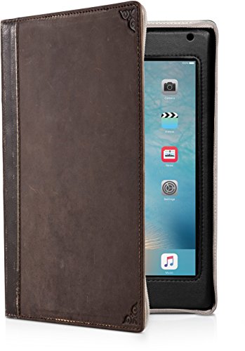 Twelve South BookBook Lederhülle (mit integriertem Stand, für iPad mini 4) braun
