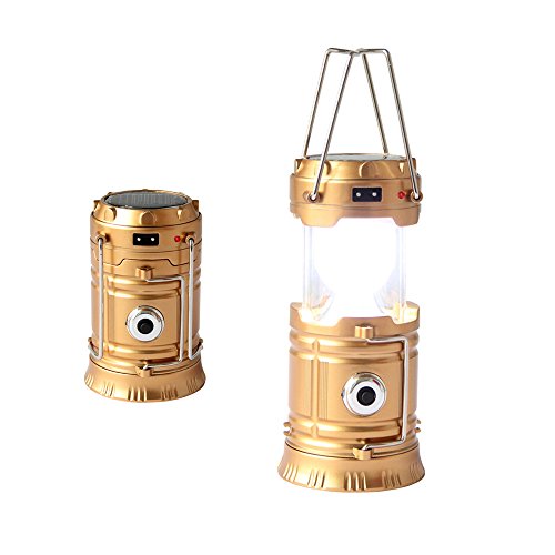 Janecrafts LED Laternen Zusammenklappbare Campinglampe Wasserdichte Zeltleuchte Aussenleuchte für Camping, Wandern, Notfall [Energieklasse A+] - 2