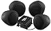 BOSS AUDIO MCBK450 Black 1000 watt Motorcycle/ATV Sound System 3" Speakers (Two pairs) , Aux Input, Volume Control RS.7551.00