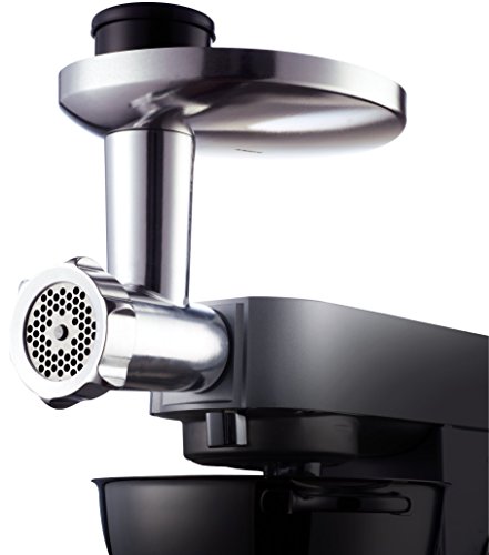 Kenwood KMC 05007 Chef Titanium Küchenmaschine (inklusive Glasmixaufsatz, Fleischwolf, Entsafteraufsatz) silber - 4