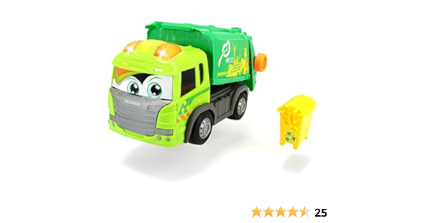 happy scania garbage truck