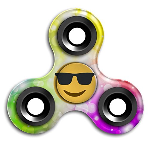 Saingace Emoji Tri-Spinner Fidget EDC Handspinner Anti Stress Fingerspitzen Gyro Spielzeug