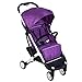 Produktbild Ydq Premium Kombikinderwagen System, Kinderwagen Kombi Mit Babywanne, Buggy Und Auto Babyschale Gruppe 0+ (0-25 Kg),Purple
