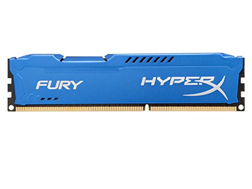 HyperX Fury - Memoria RAM de 8 GB  1866 MHz DDR3 Non-ECC CL10 DIMM   Color Azul