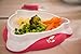 Toddler Training Tableware with FREE Self-feeding Guide, Baby Bowl, Fork and Spoon. "me-feed-me" by Salmon Luke. Ideal for toddlers and babies to help with Self-Feeding (Rose)