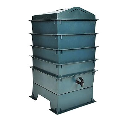 VIDAXL Lombricomposteur vermicompost vermicomposteur avec 4 plateaux NEUF