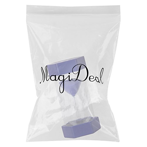 SODIAL(R) Sicherheit Fashion Sanduhr 5 Minuten Sand Timer-Blau - 2