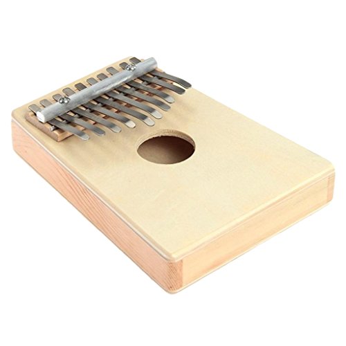 MagiDeal 10 Keys Finger Kalimba Mbira African Thumb Piano Percussion Musical Instrument