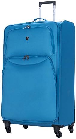 24" Medium Suitcase Super Lightweight 4 Wheel Spinner Hard Shell ABS Luggage Hold Check in Travel Case