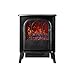 Produktbild Elektrischer Fan Heater,900W 1800W Log Burner Effect Heizungen Free Standing Adjustable Flame Temperature Control mit Überhitzungsschutz für Haus und Büro