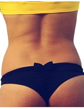 Le Donne Sono Classici Costumi Fondo Bowknot Indietro Bikini