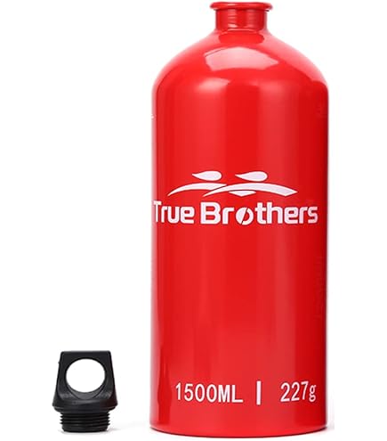 PRIMUS Brandstoffles 0,6 l - van geëxtrudeerd aluminium - voor benzinekoker camping - brandstofflessen voor multifuel kooktoestel - campingkooktoestel benzine - brandstoffles voor dieselkoker