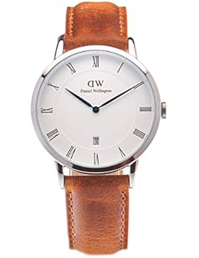 Daniel Wellington Dapper Herren-Armbanduhr Analog Quarz Leder - DW00100116