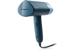 Handhållen steamer 3000, 1000 W, plastplatta, Blå | 20 g/min ångeffekt – löstagbar 100 ml vattenbehållare, handhållen klädångare (STH3000/20)