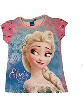 Disney - T-shirt maniche corte Frozen : Il regno di ghiaccio - 5 ANS, Rose