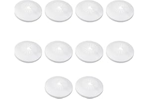 BOPRKTM 10 Piezas Embellecedor Radiador Cubre Radiadores Plásticos Blancos de Tubo 10-25 mm para Tubos de Calefacción Tuberias de Agua Superior e Inferior Fria y Caliente Tubos de Gas