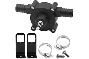 Majome Tragbare Mini-Elektrobohrpumpe Handbohrbetriebene Wasserpumpe Dieselmotoren Öl Flüssigkeit Wasser Hand Selbstansaugende Transferpumpen Schnelle Pumpgeschwindigkeit Schwarz-eu