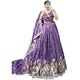 KrishuEthnics Designer Bridal Lehenga Choli Set with Embroidered Border, Traditional PartyWear Collection