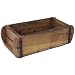 Produktbild MACOSA TM16460 Ziegelform Deko-Holzkiste massiv 32 x 15 cm Unikat Vintage Ziegel-Kiste Küchen-Organizer Badorganizer Tischdeko Wohnaccessoire