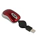 Produktbild niceeshop(TM) Rot Mini Einziehbar USB Optische Rolle-Rad PC Maus Für Kinder