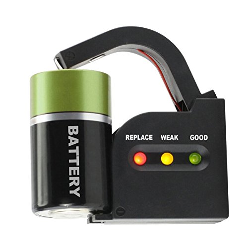 MYTK Batterie Organizer, Batterie Box, Batterie Batteriehalter (Platz für bis zu 72 Batterien) mit abnehmbarem Tester - 4