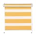 Produktbild TODAMI Duo-Rollo Klemmfix Schnellmontage ohne/mit Bohren Doppelrollo Jalousie 95x200 cm (BxL) Orange