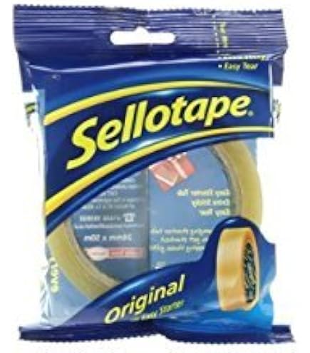 Produktbild von Sellotape Original Golden – Mehrzweck-Klebeband Klar-gold – 1 Rolle 24 Mm X 50 M – Für Verpackung & Co.