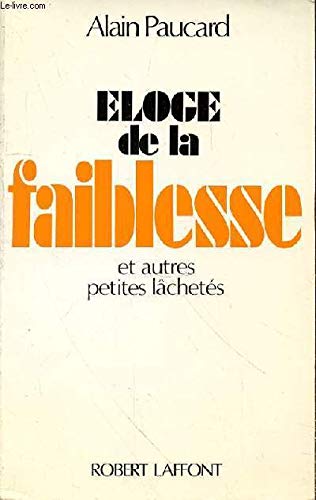 Télécharger ELOGE DE LA FAIBLESSE Livre eBook France