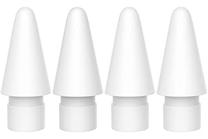 ARBLEL Tips Compatible with Apple Pencil Tip 1st Gen and 2nd Generation nib Replacement for iPad Pro iPencil nibs (4 Pack)