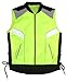 Produktbild Fluoreszierende Hohe Sichtbarkeit Hi Vis Viz Motorrad Radfahren Weste, Herren, Neongelb