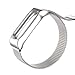 Produktbild babysbreath17 Ersatz für Xiaomi Mi Band 2 Metal Edelstahl Armbänder Uhrenarmband ersetzen Wrist Straps Silber- 15-22cm