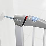 Munchkin Shure Shut Axis Türschutzgitter mit Druckbefestigung ohne zu Bohren-Weiss-Verstellbreite 76cm bis 82cm, maximum 117cm mit Verlängerung - 7