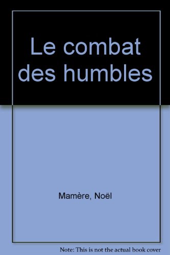 couverture de : Le combat des humbles, T2