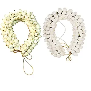 GadinFashion? Artificial Flower Juda/Gajra For Women/Girls, Pack of- 02