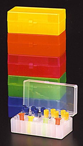 S.S.I. 045497 5 polypropylene cryoboxes assorted colours for 50 tubes
