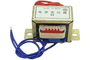 YOURRYONG Alimentation CA 2 W/3 W/5 W Transformateur 220 V vers 6/9/12/15/24 V Sortie à 2 fils (2 W, 6 V)