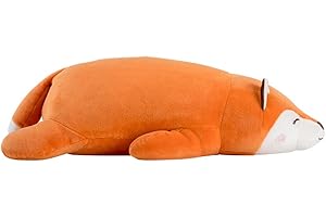 LICHENGTAI Pluszowy lis, miękka zabawka, wypchane zwierzę, pluszowa poduszka, lalka, kawaii, pluszowa zabawka, kreskówka, lis, super miękkie, przytulne, pluszowe zabawki dla przyjaciół, dziecka, malucha, prezent urodzinowy, 69 cm
