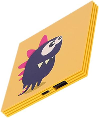 OKZU 3000mAh Power Bank Stylish Slim Mini Portable Charger, Thin Compact External Battery Pack Square for iPhone, Samsung, Huawei and More Devices (Dragon)