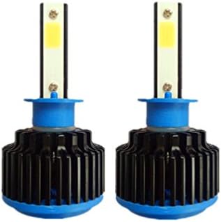 RSSONG H1 LED Car Headlights Bulb 2-Sides COB Chip Auto H1 LED Headlight Canbus Drive 2X50W 2X10000LM Per Pair 6000K Cool White All In One led headlight conversion kit