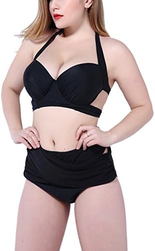 MRSMR Women's Bikini Set - Black - XL