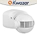 Produktbild Kwazar Leuchte Aufputz Bewegungsmelder IP44 LX39 80 Grad horizontal / 60 Grad vertikal Sensor Sensorleuchte Sensorlampe