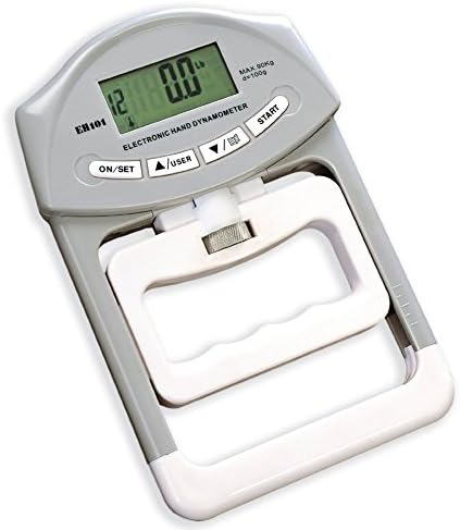 Digital Hand Dynamometer - 200 Lbs / 90 Kgs Grip Strength Measurement Meter Auto Capturing Hand Grip Power