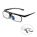 Produktbild Daily Necessities Tragbare Flip-Top-Lesebrille, stilvolle Anti-Blu-ray HD-Harz Alter Mann Computerablesens Lupe,Nah und fern mit doppeltem Verwendungszweck, den Vatertag
