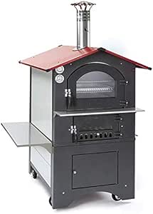 Forno a Legna Fontana Gusto Rosso (Gusto Rosso 80) : Amazon.it: Giardino e  giardinaggio