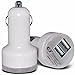 Produktbild BlackBerry Q10 - Smart-Ultra 6 kompakter Entwurf 12v Schnell Compact Minigewehrkugel USB Dual Port In Car Charger, exklusiv (White)