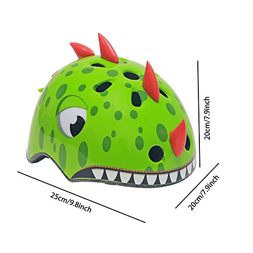 Wisamic Zoo-Serie Kinder Helm Fahrradhelm für Outdoor-Sport Radfahren Skating Scooter - 8