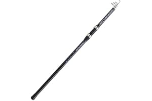 Mitchell Adventure 2 - Cañas de Pescar para Surf, duraderas y Resistentes, compuestas de Vidrio, con guías de Acero Inoxidable, a Prueba de Agua Salada, Color Negro y Azul