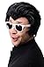 Produktbild WIG ME UP - Perücke Schwarz Karneval Fasching Herrenperücke Rockabilly King 50er Jahre Wild One Horrorpunk Vampir Biker Tolle 45874-P103