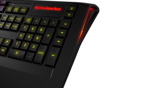 SteelSeries Apex, Gaming-Tastatur, 4 einzelne RGB-Backlight-Zonen, 22 Makro-Tasten, (PC) – Deutsches QWERTZ Tastaturlayout - 7