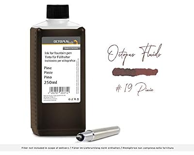 Octopus Encre de stylo-plume en bouteille pratique, encre pour stylo-plume, encre de stylo-plume, encre de calligraphie en Pin 250ml